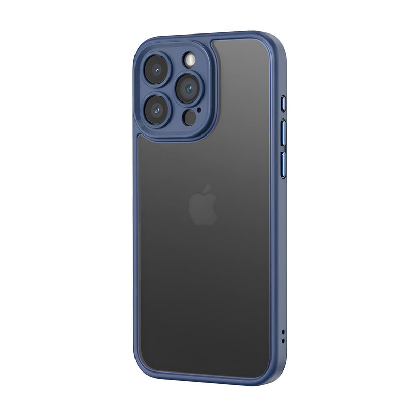 Capa iPhone Transparente Fosca com Proteção Anti-Queda
